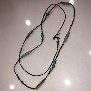 Turquoise Wrap Beaded Bracelet